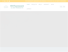 Tablet Screenshot of hhfluorescentparts.net